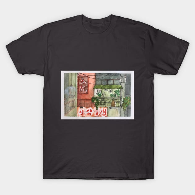 Hong Kong Night T-Shirt by teufelberg